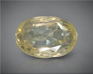 Natural Unheated & Untreated Certified Yellow Sapphire (Pokhraj) 6.89 CRT ( 63219 )